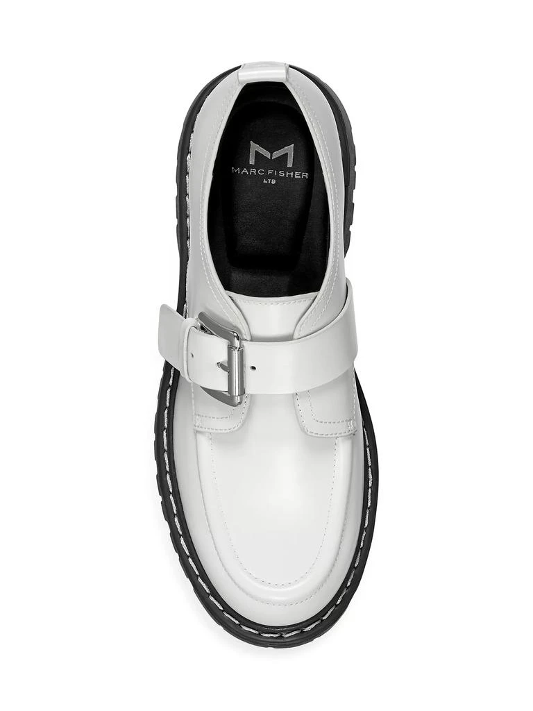 商品Marc Fisher|Tarla Leather Lugged-Sole Loafers,价格¥1127,第5张图片详细描述