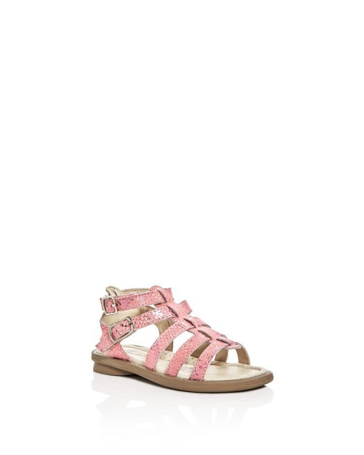 商品Old Soles|女孩(幼儿)Girls' Tall Gladiator Metallic Python-Print Sandals - Walker, Toddler,价格¥231,第1张图片