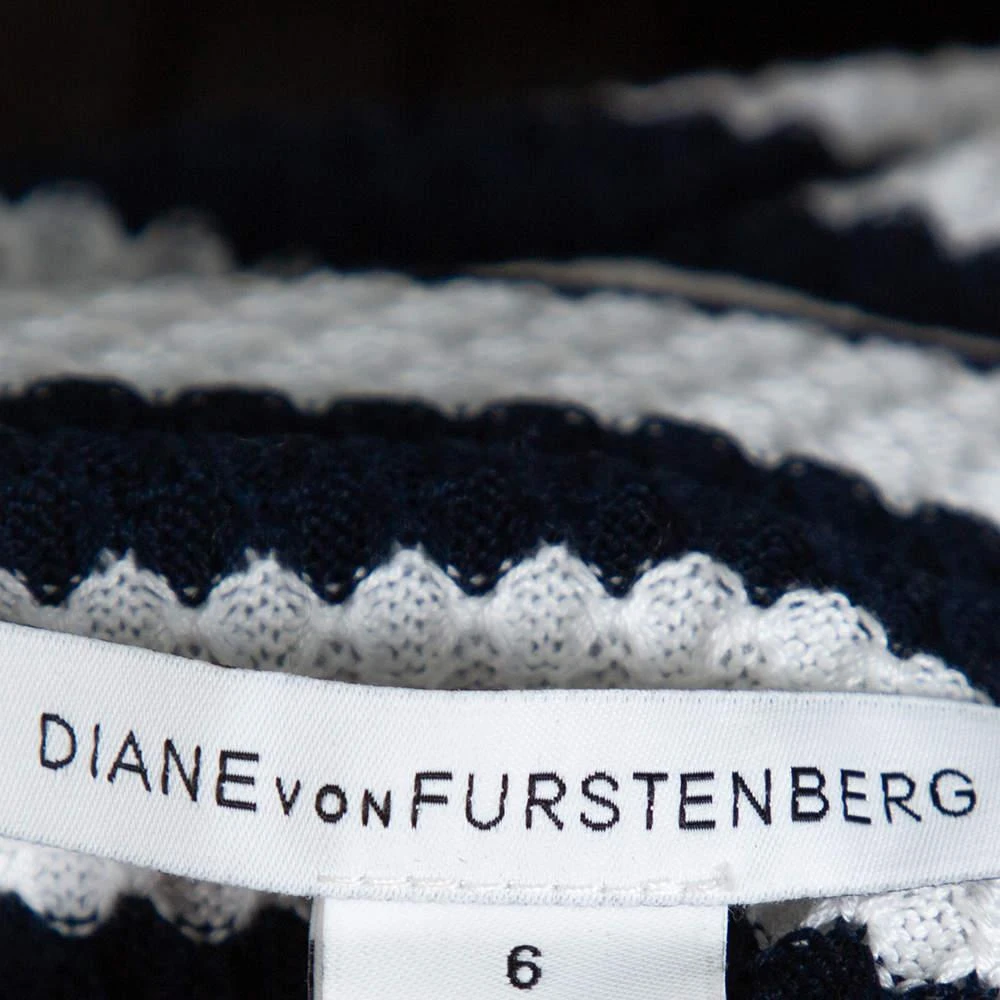 商品[二手商品] Diane von Furstenberg|Diane von Furstenberg Navy Blue Walda/Lacie Skirt & Jacket Set S,价格¥1350,第5张图片详细描述