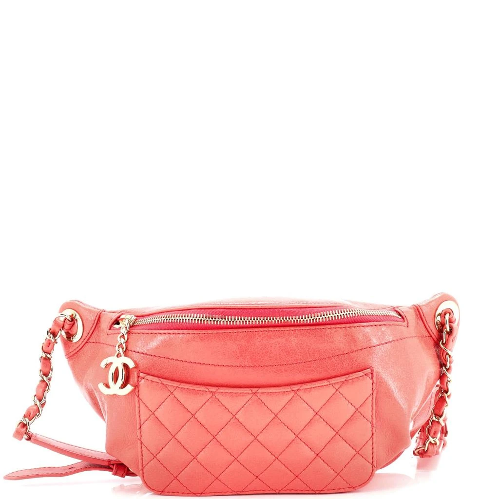 商品[二手商品] Chanel|Bi Classic Waist Bag Quilted Crumpled Calfskin,价格¥26550,第1张图片