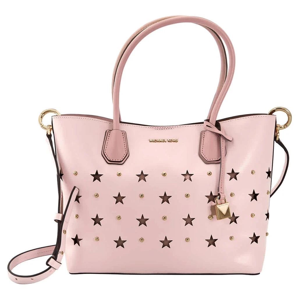 商品Michael Kors|Michael Kors Mercer Gallery Medium Tote In Pink,价格¥1067,第1张图片