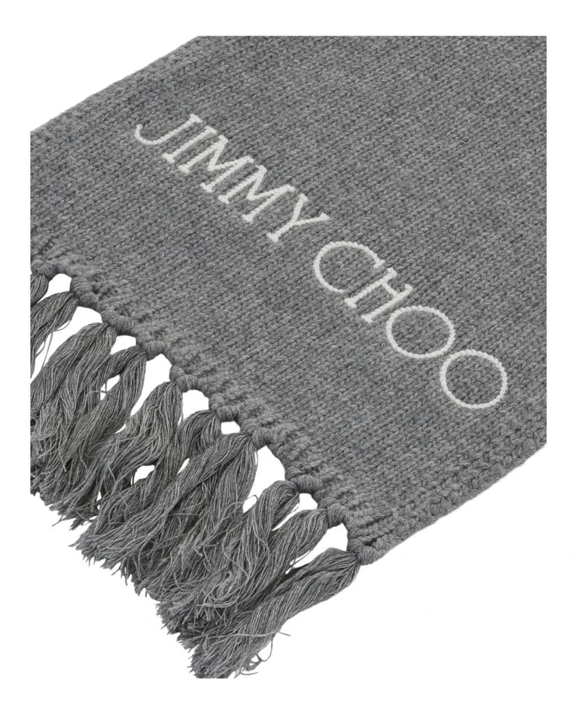 商品Jimmy Choo|Wool Logo Scarf,价格¥1977,第3张图片详细描述