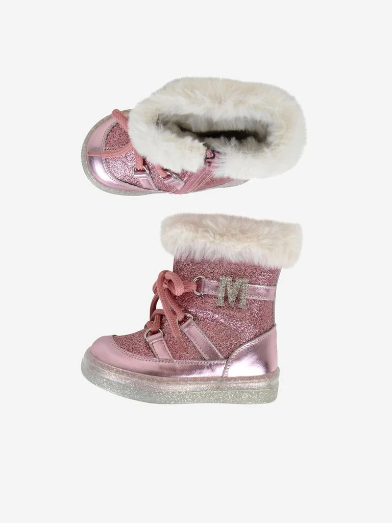 商品MONNALISA|Monnalisa Girls Glitter Snow Boots,价格¥638,第4张图片详细描述