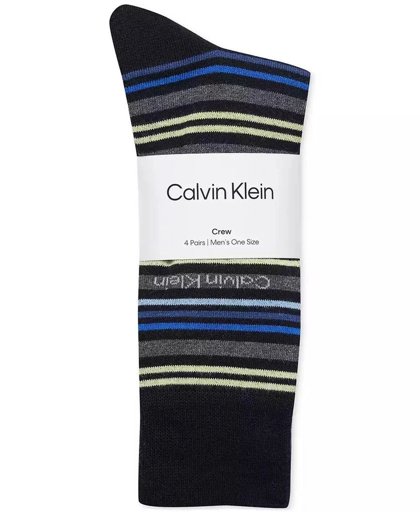 商品Calvin Klein|Men's Dress Crew Socks, 4-pack,价格¥129,第2张图片详细描述