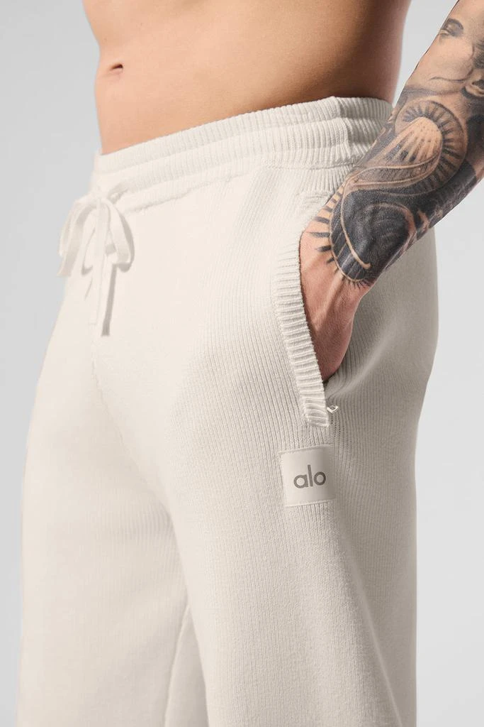商品Alo|Scholar Straight Leg Sweatpant - Ivory,价格¥1301,第3张图片详细描述