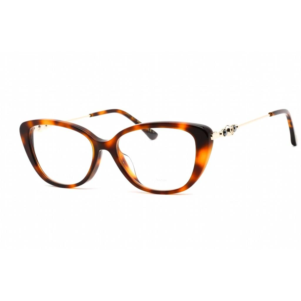 商品Jimmy Choo|Jimmy Choo Women's Eyeglasses - Cat Eye Havana Acetate/Metal Frame | JC337/G 0086 00,价格¥546,第1张图片