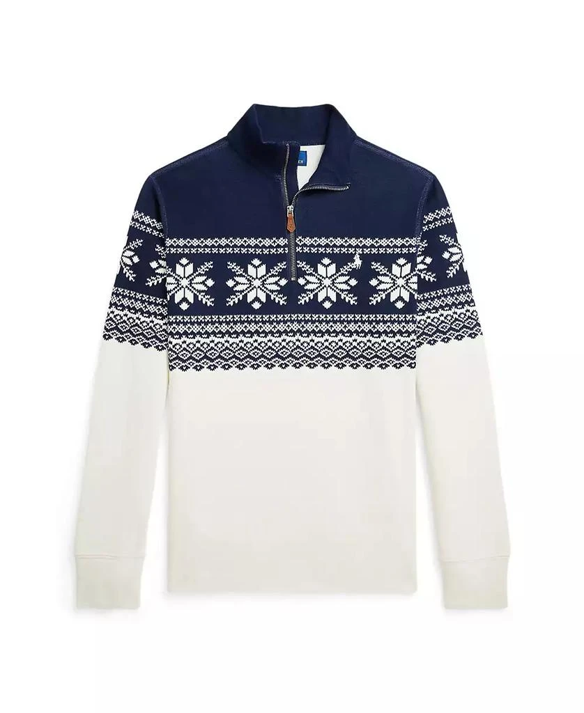 商品Ralph Lauren|Big Boys Snowflake Double-Knit Pullover Sweatshirt,价格¥425,第2张图片详细描述