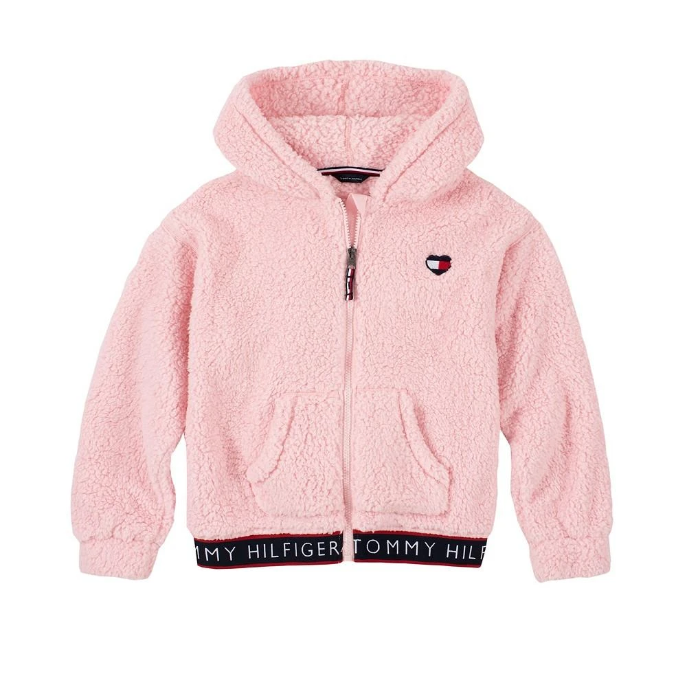 商品Tommy Hilfiger|Toddler Girls Sherpa Zip Up Hoodie,价格¥222,第1张图片