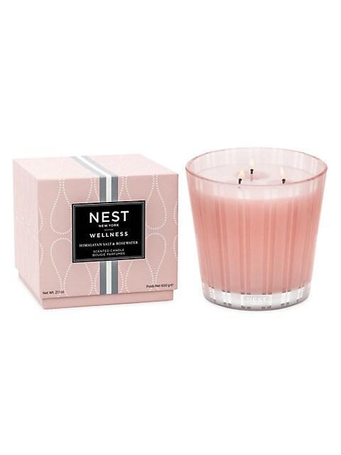 商品NEST New York|Wellness Himalayan Salt & Rosewater 3-Wick Candle,价格¥566,第1张图片