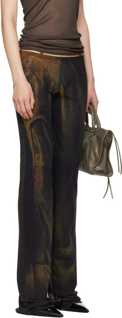 商品Jean Paul Gaultier|SSENSE Exclusive Green Printed Acid Water Lounge Pants,价格¥3595,第2张图片详细描述