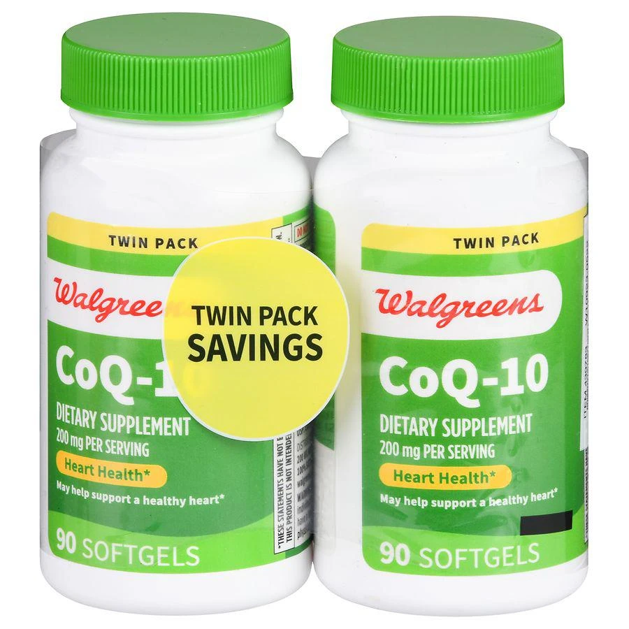 商品Walgreens|CoQ-10 200 mg Softgels (90 days),价格¥664,第1张图片