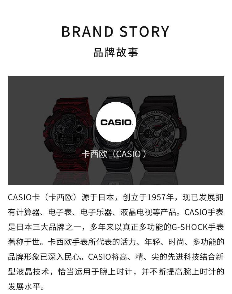商品Casio|日本直邮CASIO卡西欧女士手表BGA-1100-4BJF粉色太阳能时尚腕表,价格¥2807,第8张图片详细描述