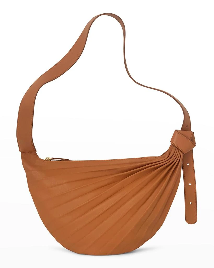 商品Sabrina Zeng|Chiaroscuro Pleated Hammock Sling Bag,价格¥2832,第1张图片