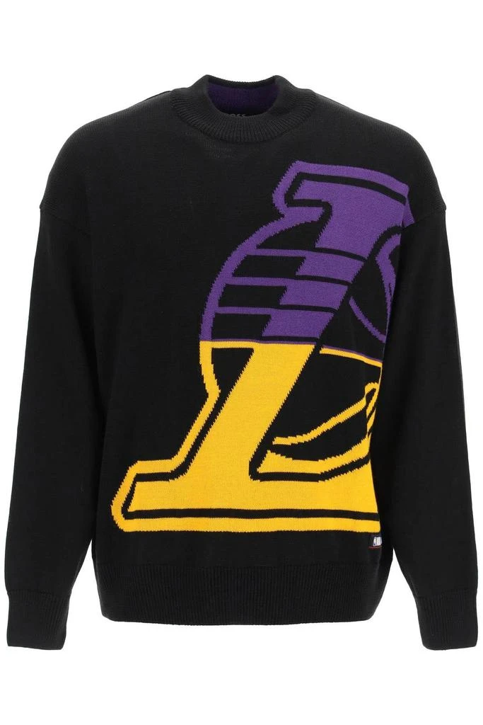 商品Hugo Boss|LOS ANGELES LAKERS SWEATER X NBA,价格¥566,第1张图片