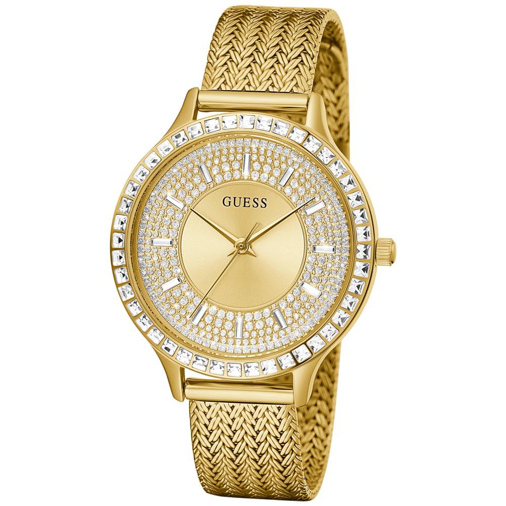 Women's Gold-Tone Stainless Steel Mesh Bracelet Watch 38mm商品第2张图片规格展示