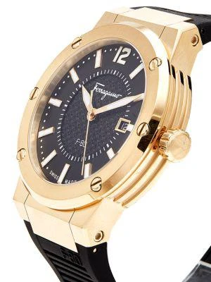 商品Salvatore Ferragamo|44MM Sapphire Stainless Steel & Silicone Strap Watch,价格¥6692,第3张图片详细描述