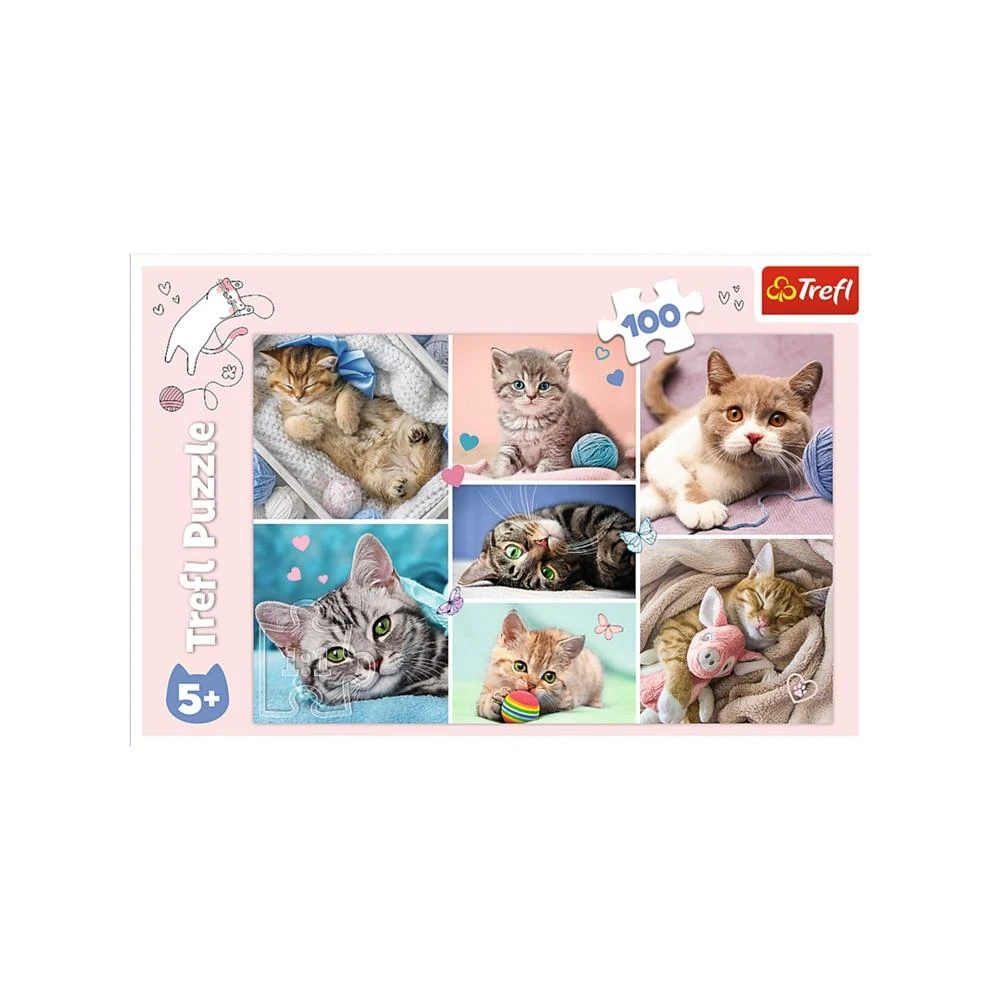 商品Trefl|Red 100 Piece Kids Puzzle - in The Cat World,价格¥75,第3张图片详细描述