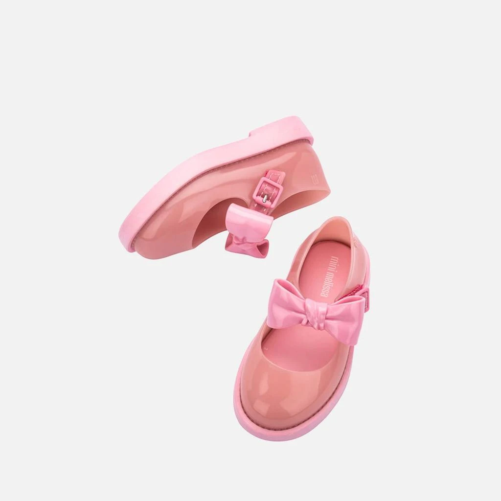 商品Mini Melissa|Mini Melissa Girls' Lola Bow Ballet Flat Sandals - Pink,价格¥171,第4张图片详细描述