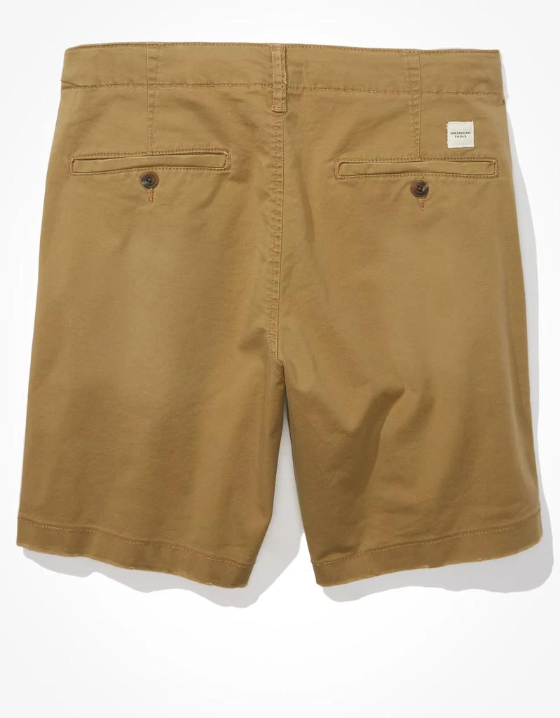 商品AE|AE Flex 9" Lived-In Khaki Short,价格¥203,第4张图片详细描述