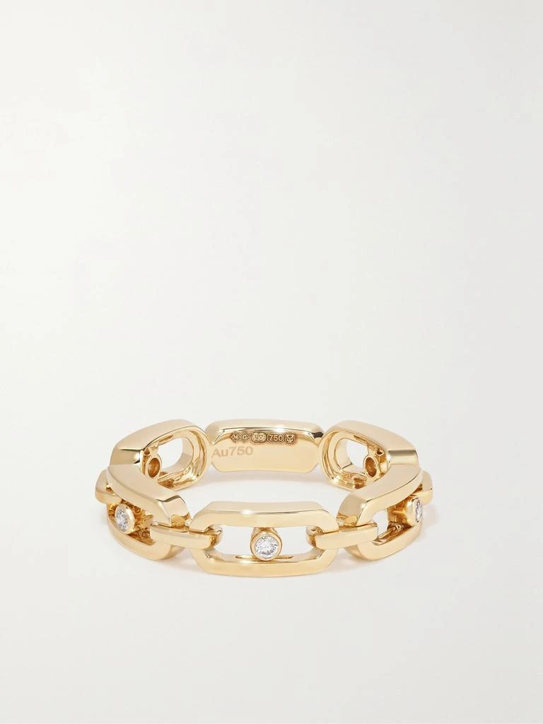 商品Messika|Move Uno 18k 黄金钻石戒指,价格¥18661,第1张图片