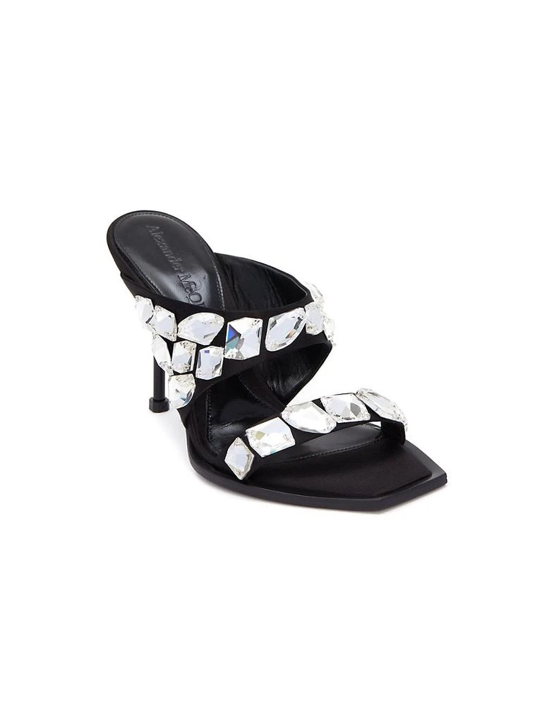商品Alexander McQueen|Crystal-Embellished Mules,价格¥3885,第2张图片详细描述