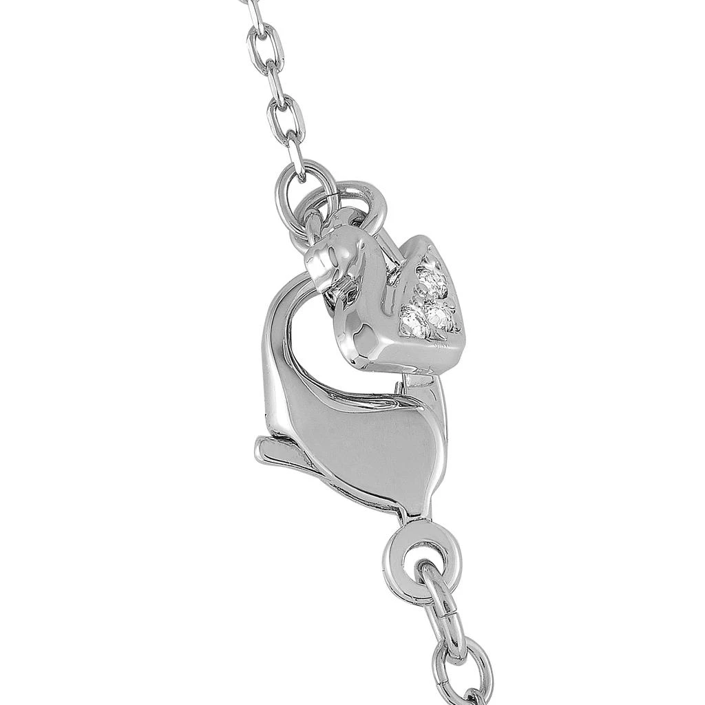 商品Swarovski|Rhodium-Plated Stainless Steel Blue and Clear Crystals Pendant Necklace,价格¥671,第5张图片详细描述