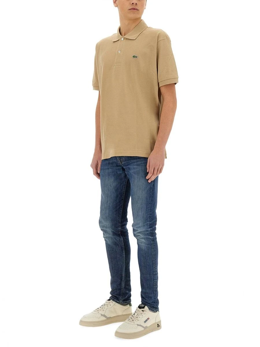 商品【商品预售7天】 Lacoste|Lacoste 男士POLO衫 121202S 米白色,价格¥881,第5张图片详细描述