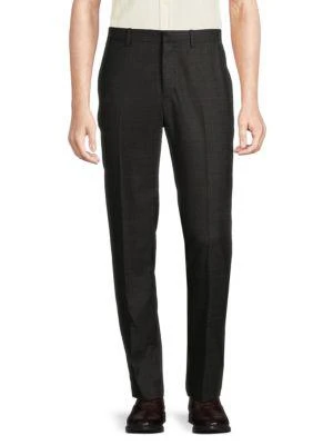 商品Theory|Mayer Crosshatch Wool Pants,价格¥844,第1张图片