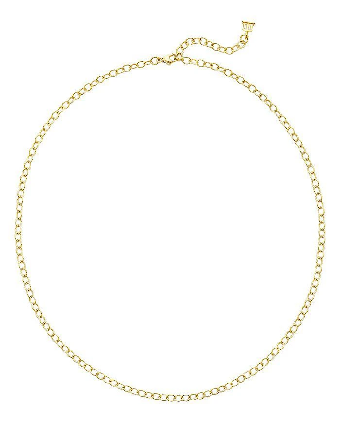 商品Temple St. Clair|18K Yellow Gold Oval Link Chain Necklace, 24",价格¥22688,第1张图片详细描述