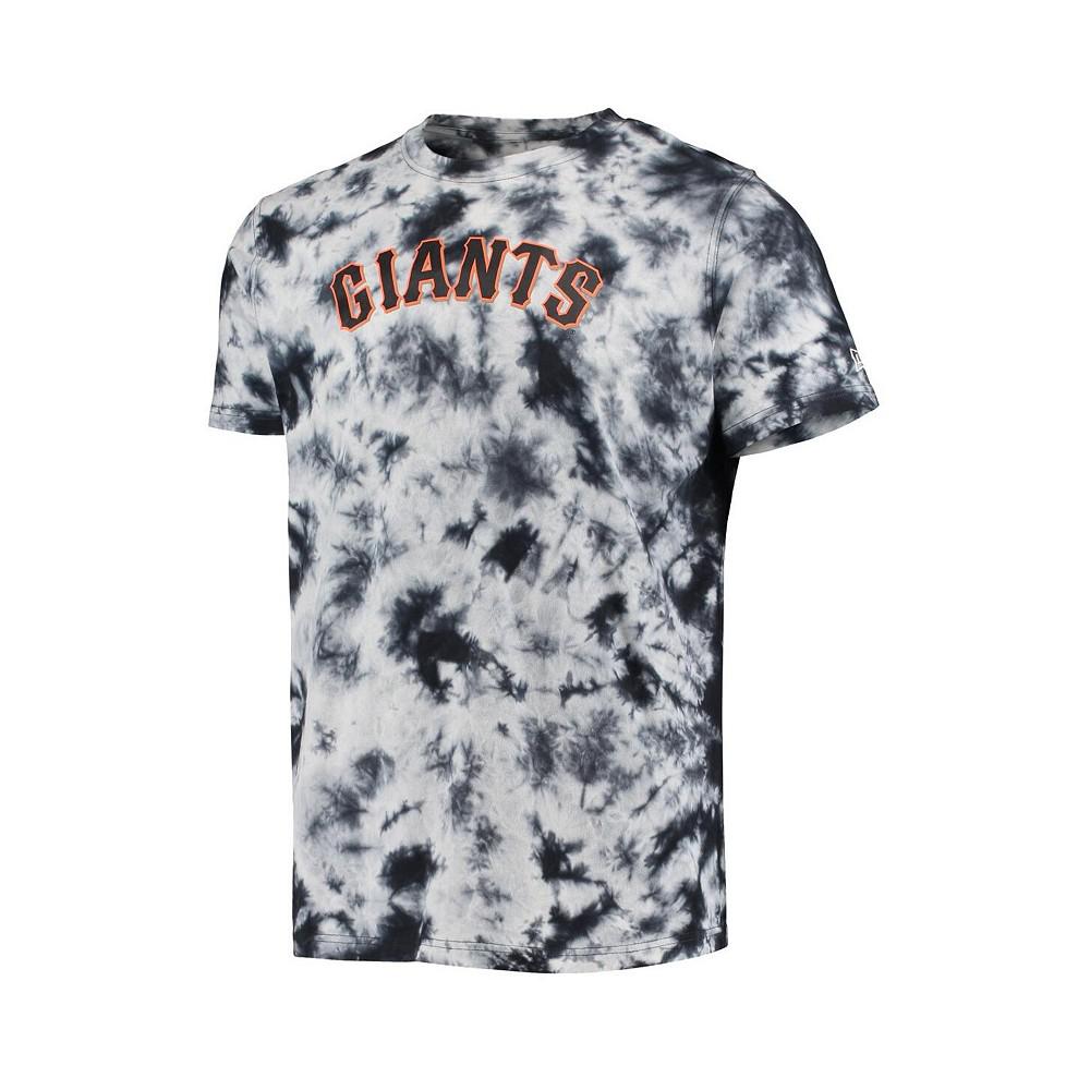 Men's Black San Francisco Giants Team Tie-Dye T-shirt商品第3张图片规格展示