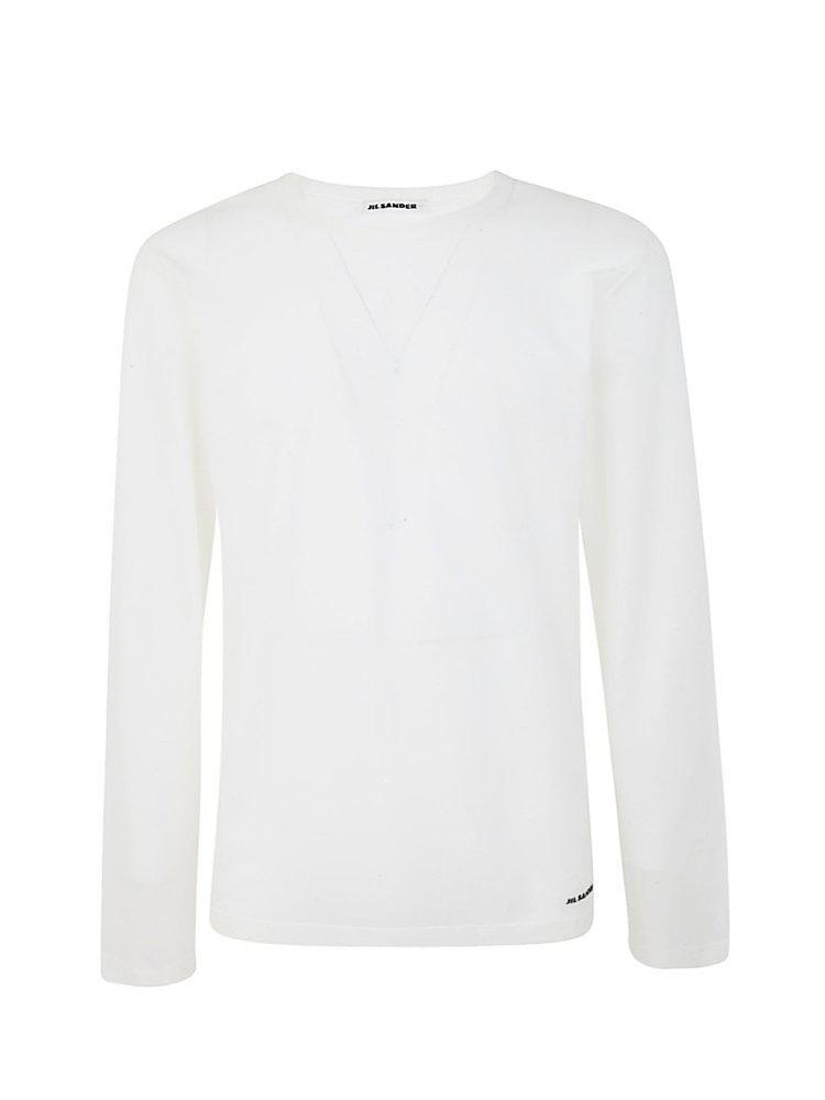 商品Jil Sander|Jil Sander+ Crewneck Long-Sleeved T-Shirt,价格¥1315-¥1673,第1张图片