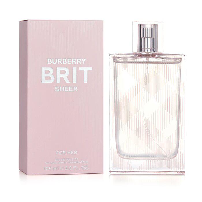 博柏利 红粉恋歌女士淡香水Brit Sheer EDT 100ml/3.3oz商品第2张图片规格展示