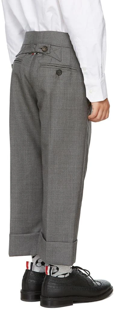 商品Thom Browne|灰色 Classic 儿童长裤,价格¥7798,第4张图片详细描述