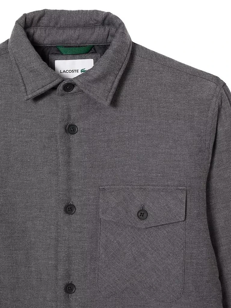 商品Lacoste|Long-Sleeve Cotton Overshirt,价格¥1072,第2张图片详细描述