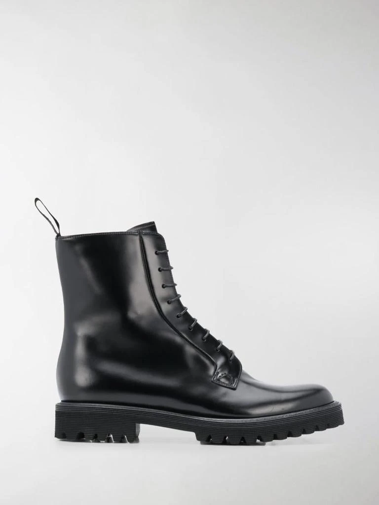 商品Church's|CHURCH'S Leather lace-up combat boots,价格¥5475,第5张图片详细描述