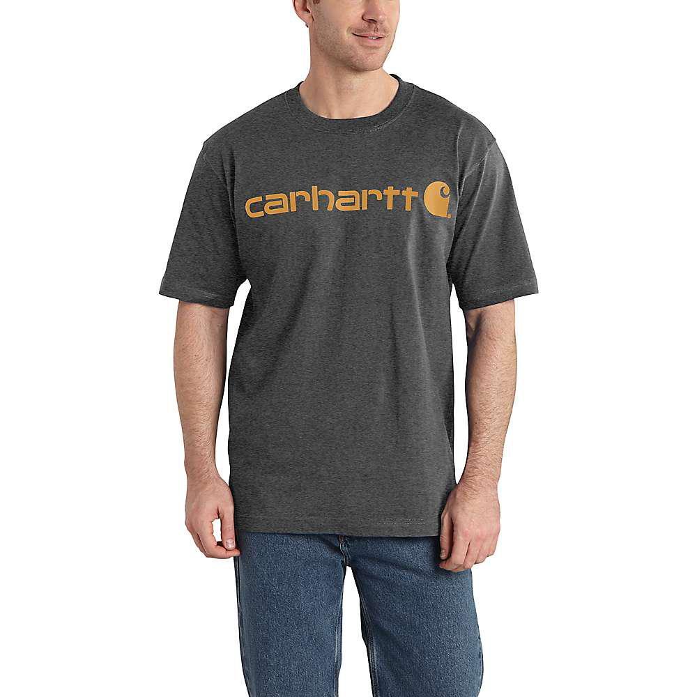 商品Carhartt|Men's Loose Fit Heavyweight Short Sleeve Logo Graphic T-Shirt,价格¥84-¥119,第1张图片