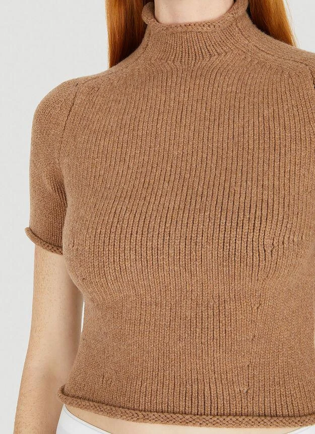 商品Alexander Wang|Compact Knit Top in Brown,价格¥1718,第5张图片详细描述