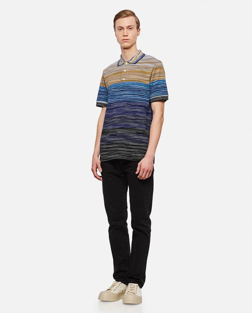 商品Missoni|COTTON STRIPED POLO SHIRT,价格¥2350,第2张图片详细描述