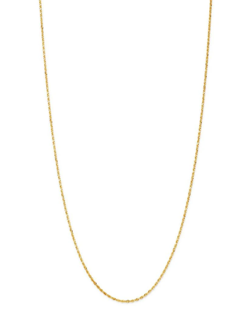 商品Bloomingdale's Fine Collection|Glitter Rope Chain Necklace in 14K Yellow Gold, 2.0-2.1mm - Exclusive,价格¥4459,第1张图片