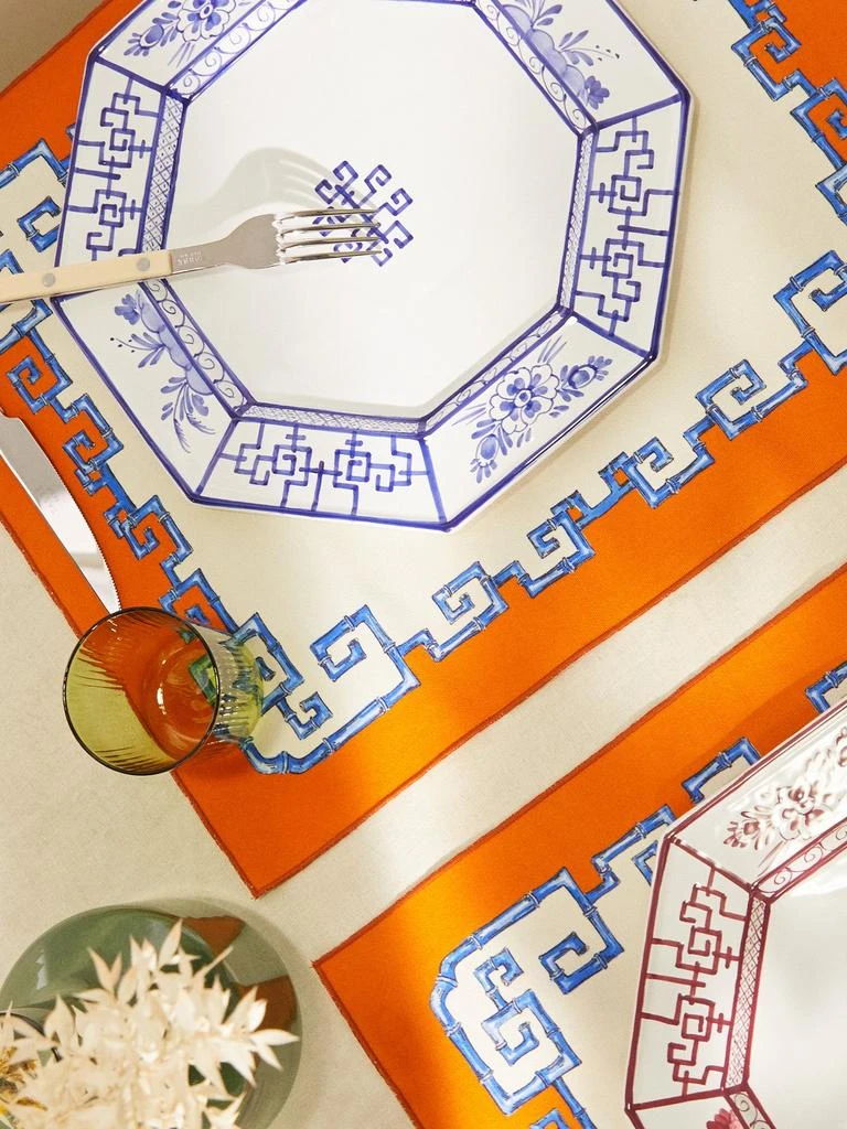 商品Gergei Erdei|Giardino hand-painted ceramic dinner plate,价格¥534,第2张图片详细描述