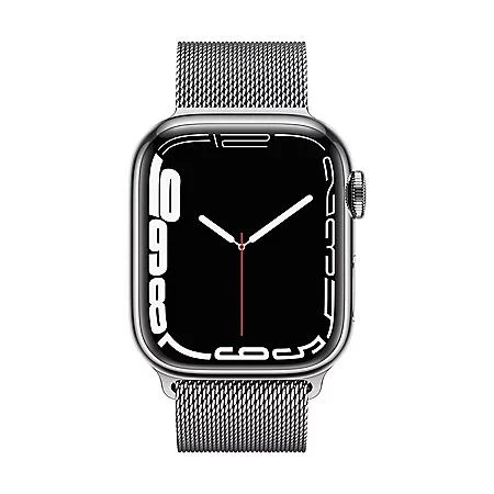 商品Apple|Apple Watch Series 7 Stainless Steel 41mm GPS + Cellular, Choose Color,价格¥5889,第2张图片详细描述