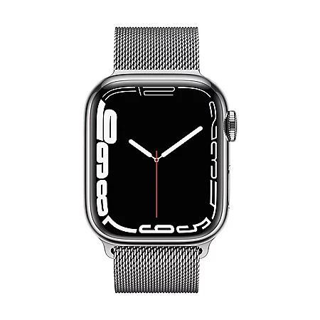 商品Apple|Apple Watch Series 7 Stainless Steel 41mm GPS + Cellular (Choose Color),价格¥5305,第4张图片详细描述