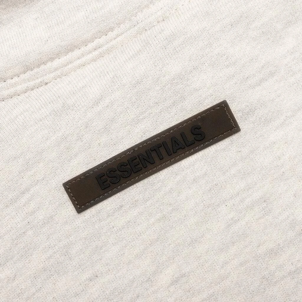 商品Essentials|Fear of God Essentials Pullover Mockneck - Light Heather Oatmeal,价格¥608,第4张图片详细描述