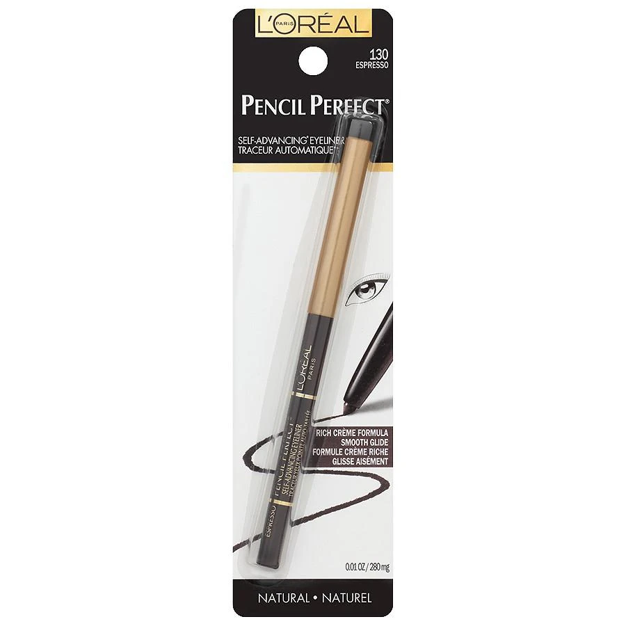 商品L'Oreal Paris|L'Oreal Pencil Perfect Self-Advancing Eyeliner, Espresso 130,价格¥83,第1张图片