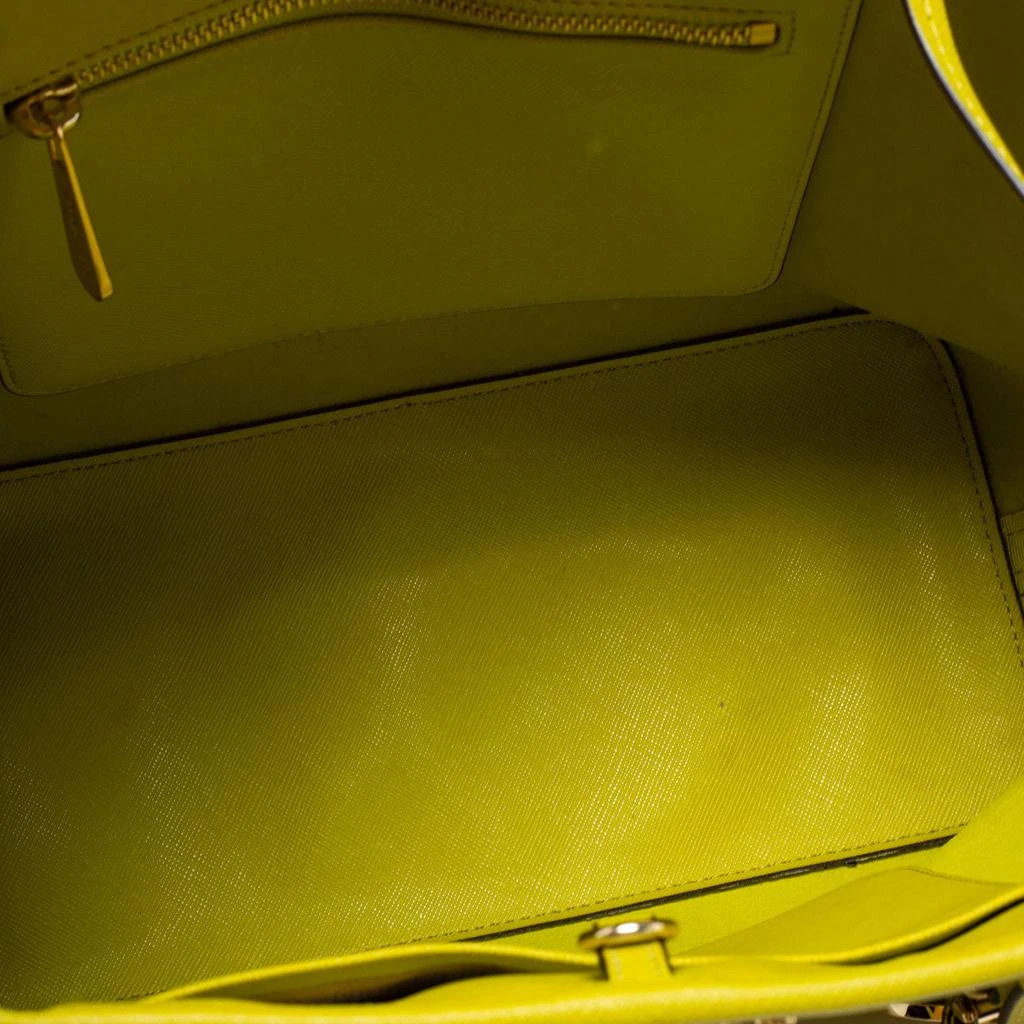 Michael Kors Neon Green Leather Small Jet Set Travel Tote 商品