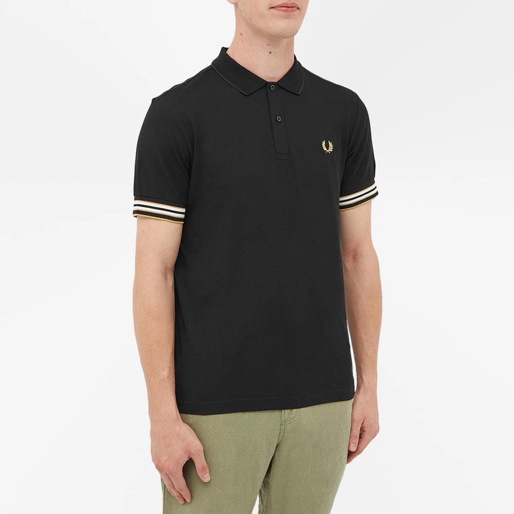 商品Fred Perry|Fred Perry Striped Cuff Polo Shirt,价格¥473,第2张图片详细描述