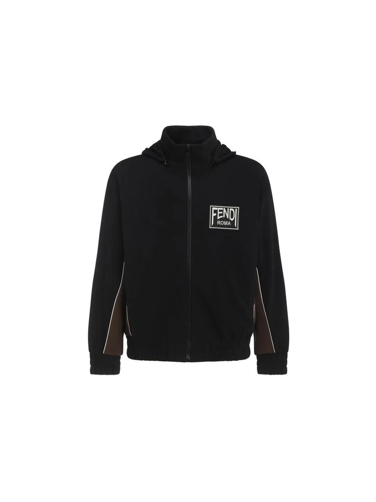 商品Fendi|Fendi Men's Black Other Materials Sweatshirt,价格¥11485,第1张图片