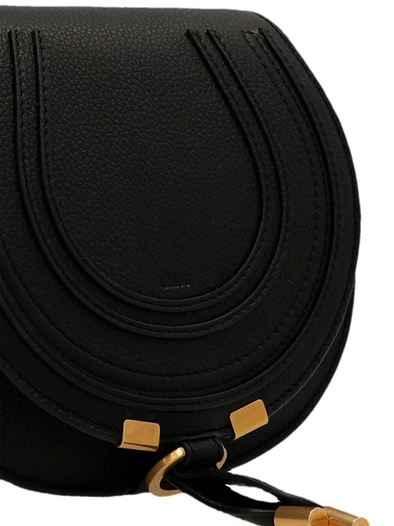 商品Chloé|Saddle Small Marcie Crossbody Bags Black,价格¥6061,第3张图片详细描述