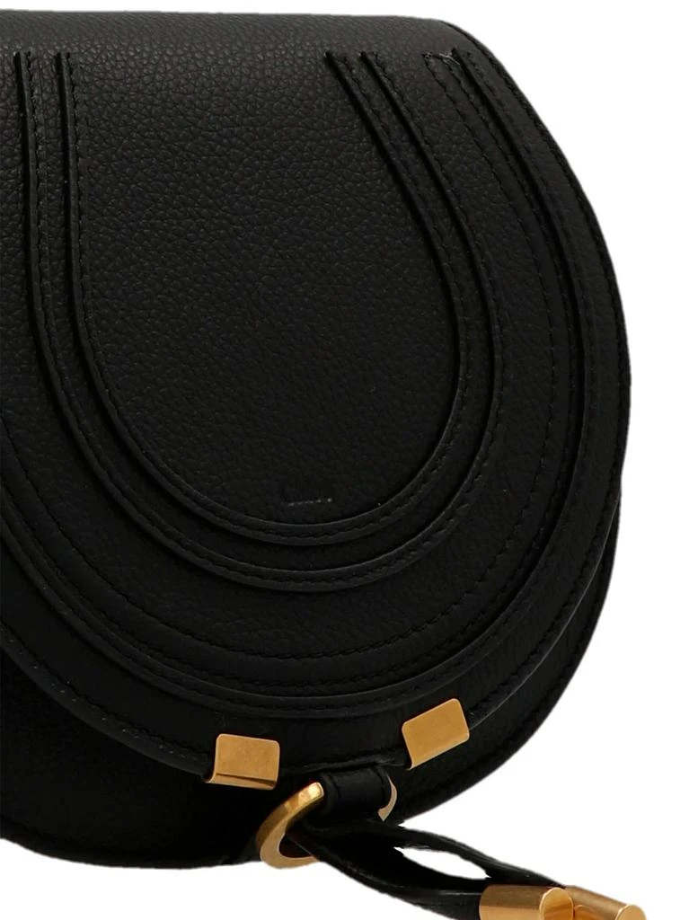 商品Chloé|Saddle Small Marcie Crossbody Bags Black,价格¥5180,第3张图片详细描述