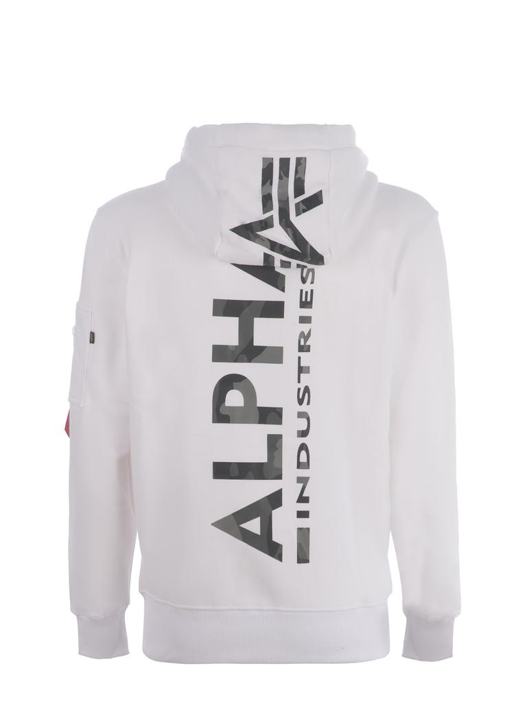 Hooded Sweatshirt Alpha Industries In Cotton商品第3张图片规格展示